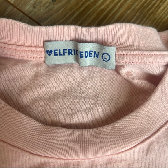 Aelfric Eden Metalic Pink Graphic Tees Men Y2k Oversized T Shirt Size L - Picture 3 of 8